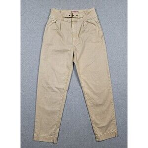 Mother The Buckled Up Huffy Flood Trouser Pants Sand Beige Womens Sz 28